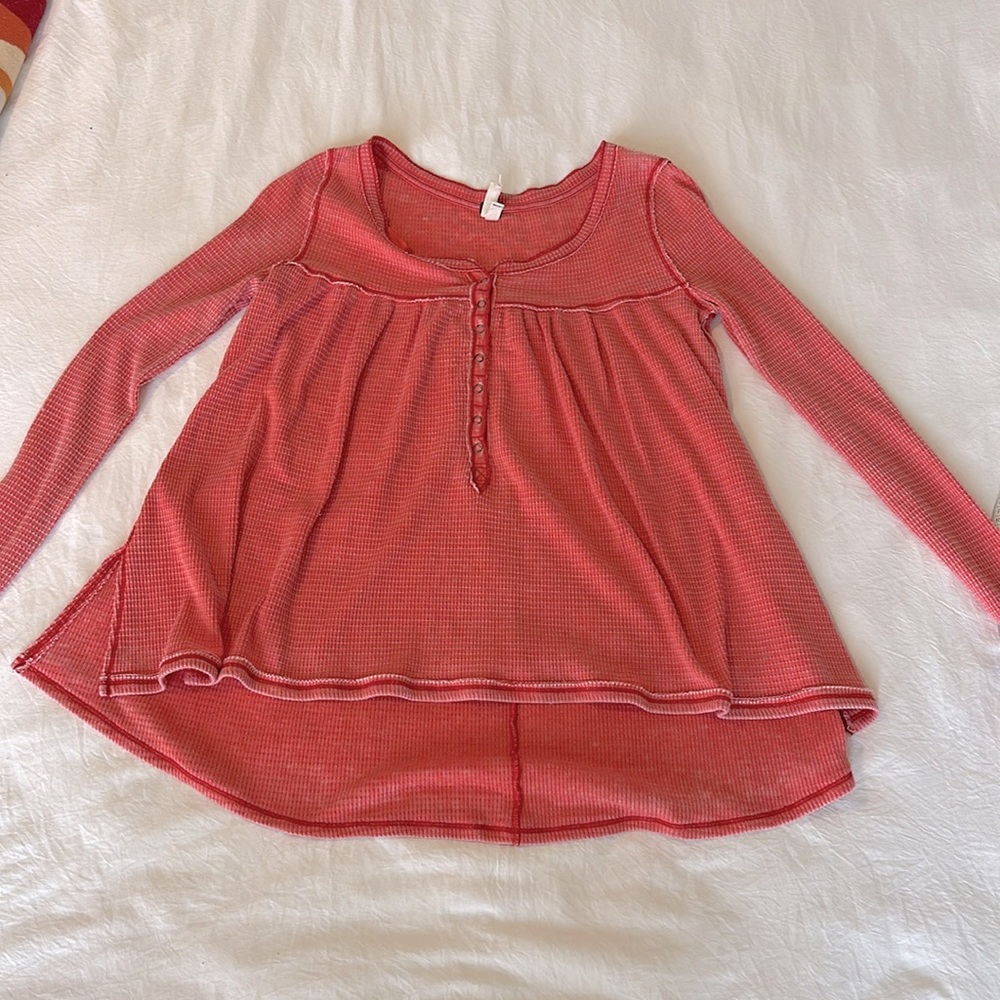 We the Free Free People Waffle Weave Top